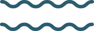 Blue squiggle lines icon